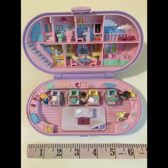 polly pocket stampin school